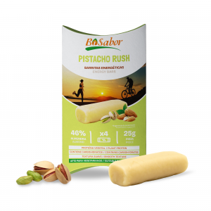 Barrita Energéticas Pistacho Rush – Relleno de Pistacho Pack 4 Unidades x 25g