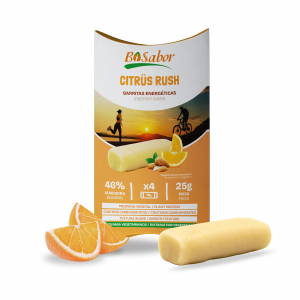 Barrita energética Citrüs Rush - Relleno de naranja 4 x 25g