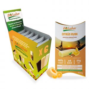 Barritas Energéticas Citrüs Rush – Pack Ahorro 24 Barritas (6 Estuches)