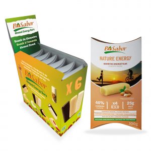 Barritas Energéticas Nature Energy de Almendra – Pack Ahorro 24 Barritas (6 Estuches)